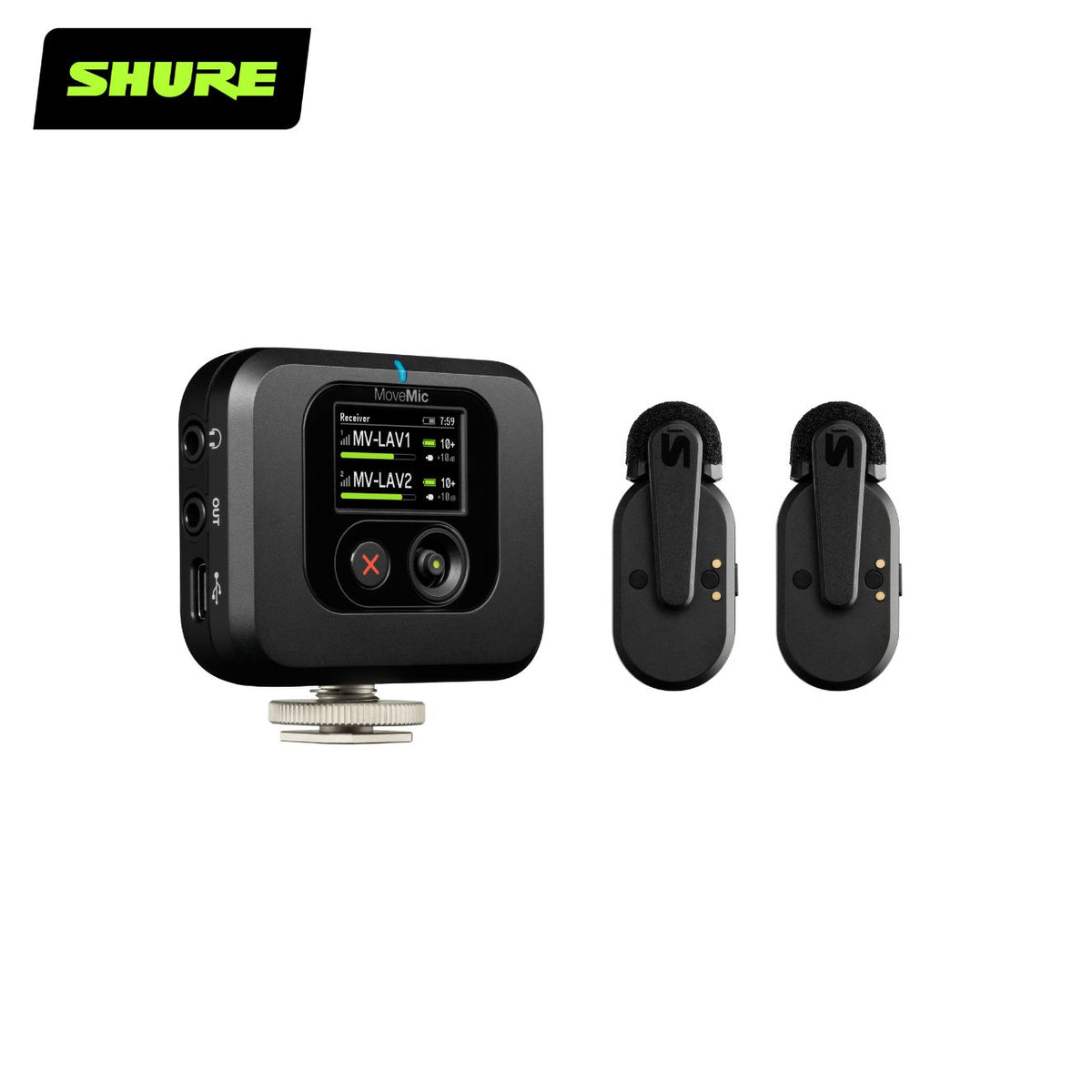 配信機器・PA機器・レコーディング機器 Shure MoveMic Two Receiver Kit MoveMic Two Receiver Kit – Shure Singapore
