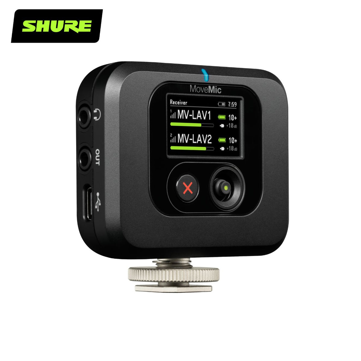 shure movemic one 2つとmovemic receiver Shure MoveMic Two Receiver Kit | Two-Channel Wireless
