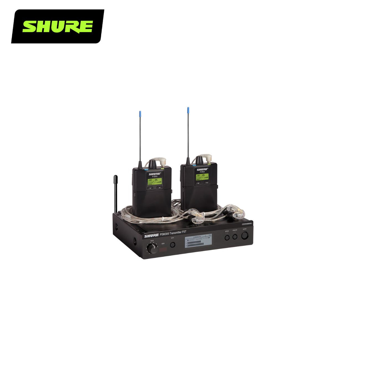 PSM 300 Twin Pack Pro with SE215 Sound Isolating Earphones – Shure