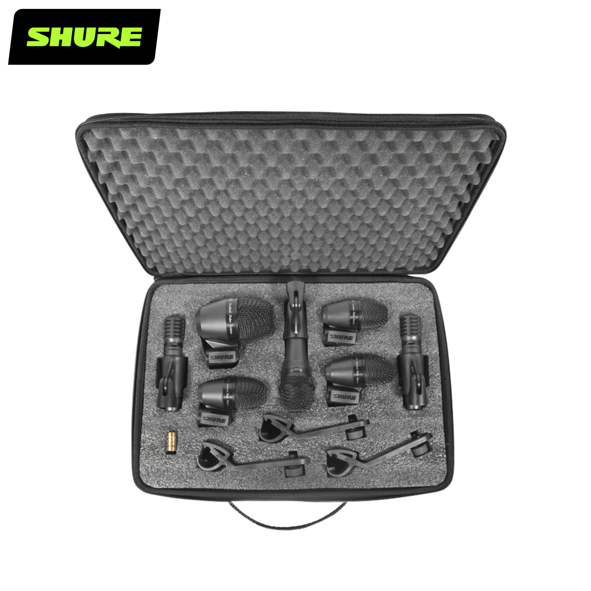PGADRUMKIT7 7-Piece Drum Microphone Kit – Shure Singapore