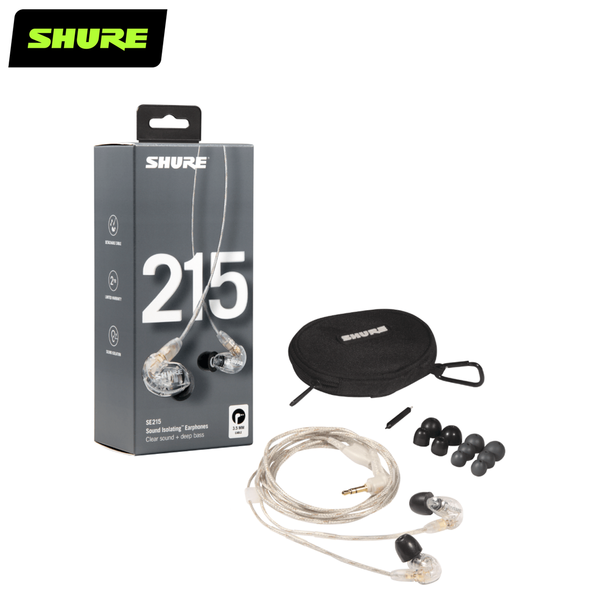 イヤホン SHURE SE215 SE215 Professional Sound Isolating Earphones – Shure Singapore