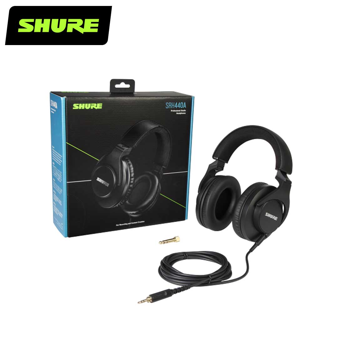 【未使用】SHURE SRH440A ヘッドフォン SRH440A Professional Stereo Headphones – Shure Singapore