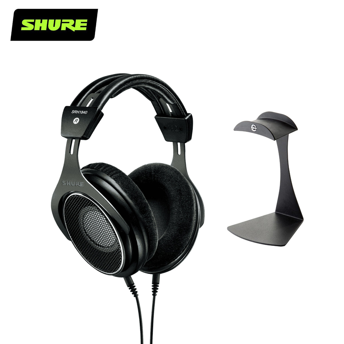 ヘッドフォン　SHURE SRH1840 SRH1840 Professional Open-Back Stereo Headphones & König & Meyer