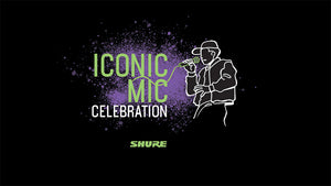 Iconic Mic Celebration 2023 - Custom Shure SM58 Mic Giveaway