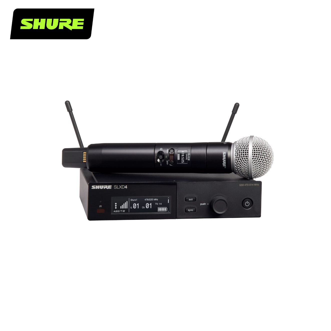 SLXD24/SM58 Wireless Microphone System – Shure Singapore
