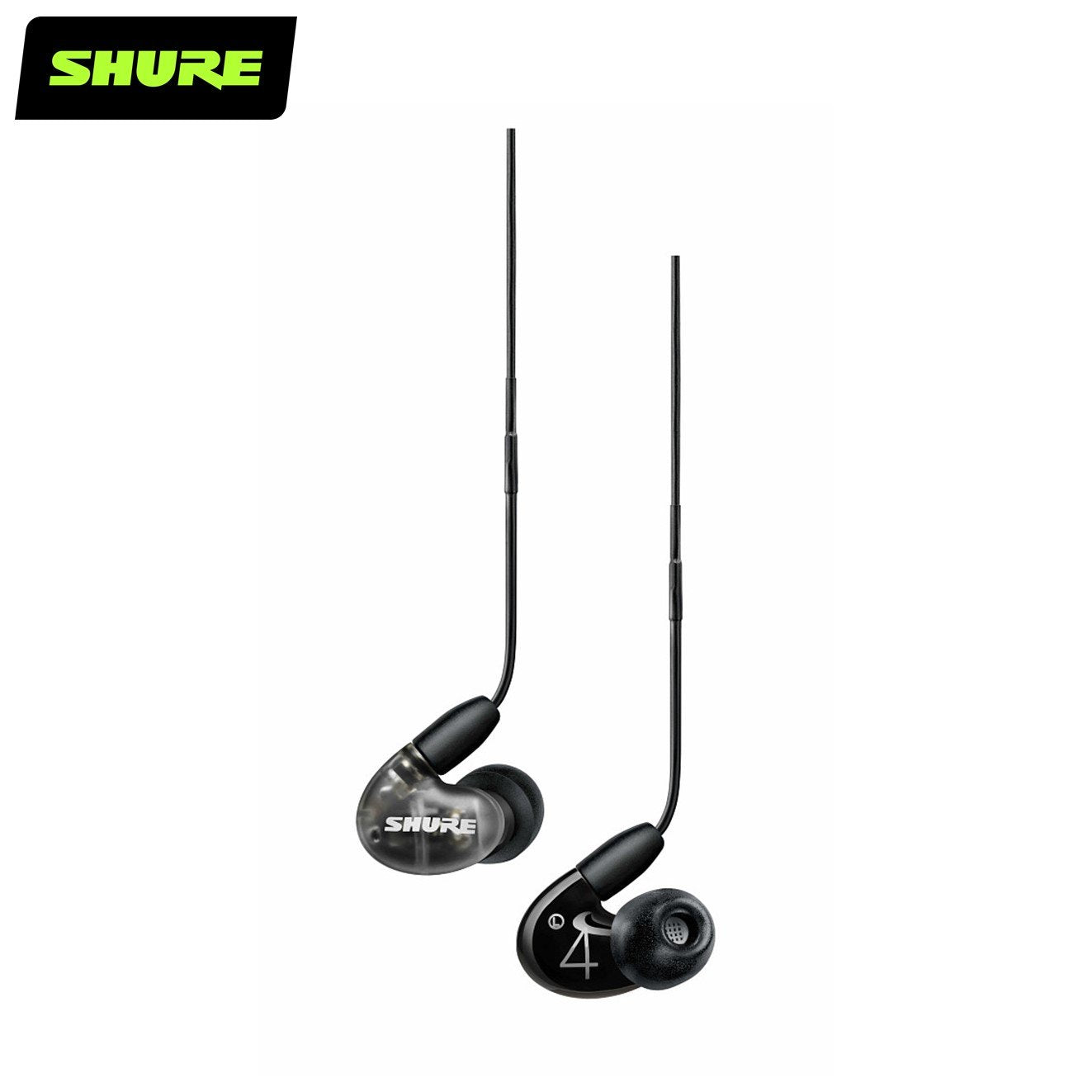  Shure AONIC 215 Wired Sound Isolating Earbuds, Clear Sound,  Black & RMCE-UNI Universal Communication Cable for Detachable SE Sound  Isolating Earphones : Electronics