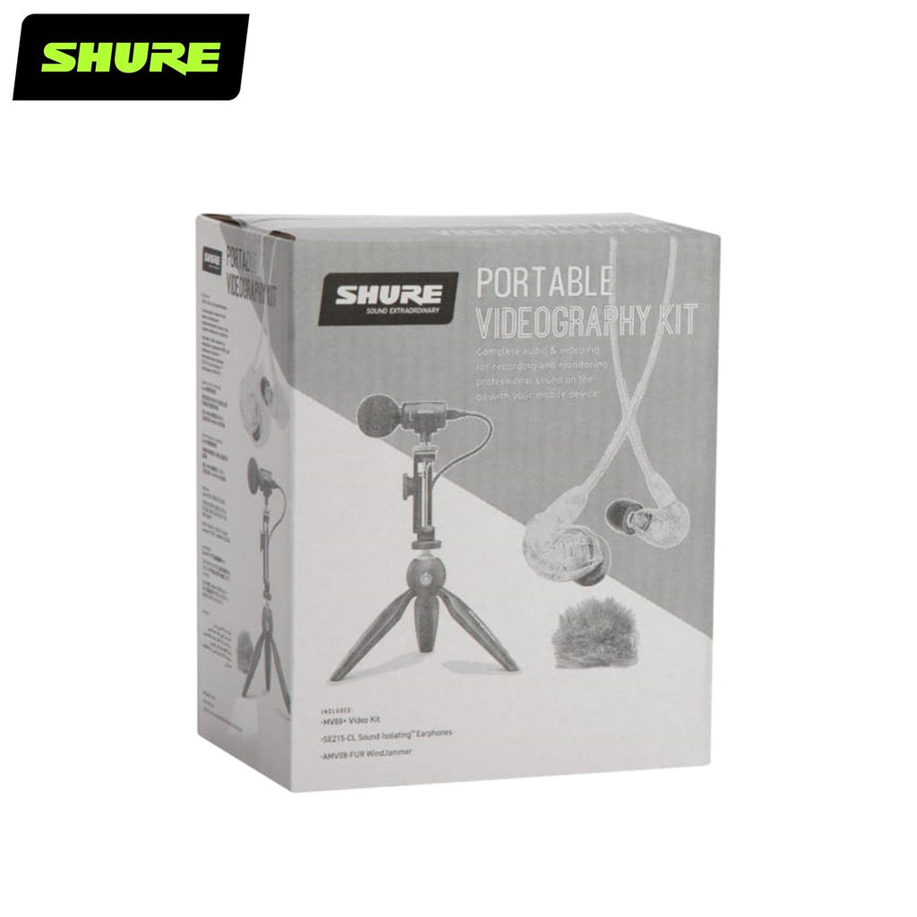 MV88+ SE215CL Portable Videography Kit Shure Singapore