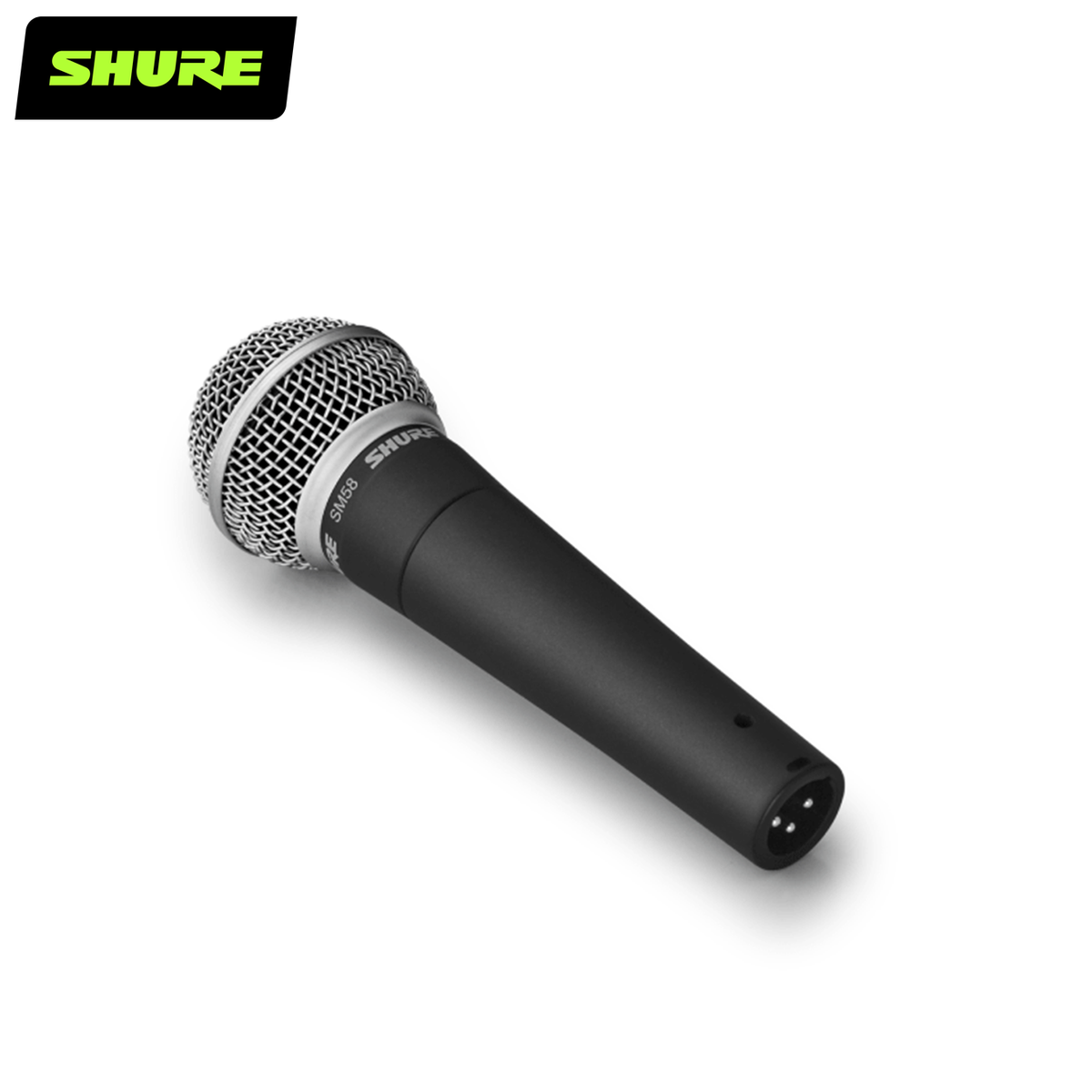 Shure Dynamic Microphone Sm58-S Black and Silver, Vocal Cardiodie & Stagg 6 m Câble Microphone XLR - XLR de Haute Qualité - Noir Shure Dynamic Microphone Sm58-S Black and Silver, Vocal Cardiodie & Stagg 6 m Câble Microphone XLR - XLR de Haute Qualité - Noir