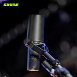 SM7B Cardioid Dynamic Vocal Microphone & MOTIV MVi Digital Audio Interface with Gravity Table-Top Microphone Stand Bundle