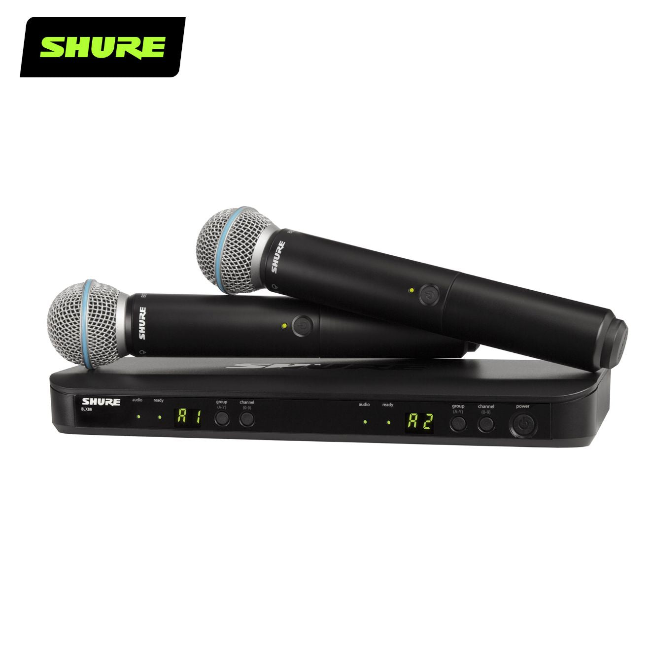 SHURE デュアルワイヤレスBLX288/BETA58 2台セット ShureShop-BLX288B58.jpg?v=