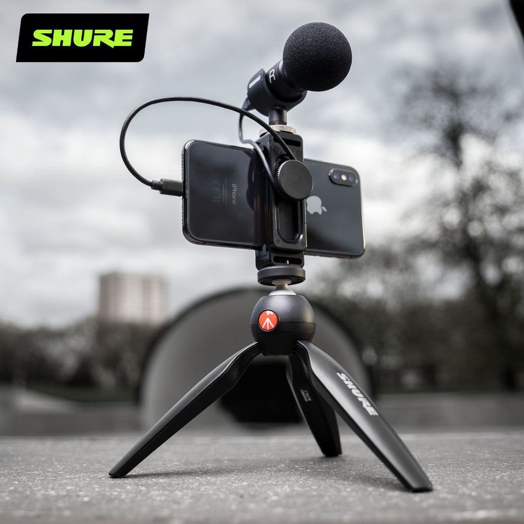 Shure MV88+ Video Kit with Digital Stereo Condenser Microphone - Apple